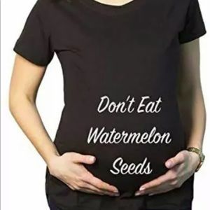 Maternity T-shirt Don’t Eat Watermelon seeds